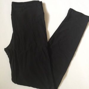 Solid Black Lularoe Leggings One Size